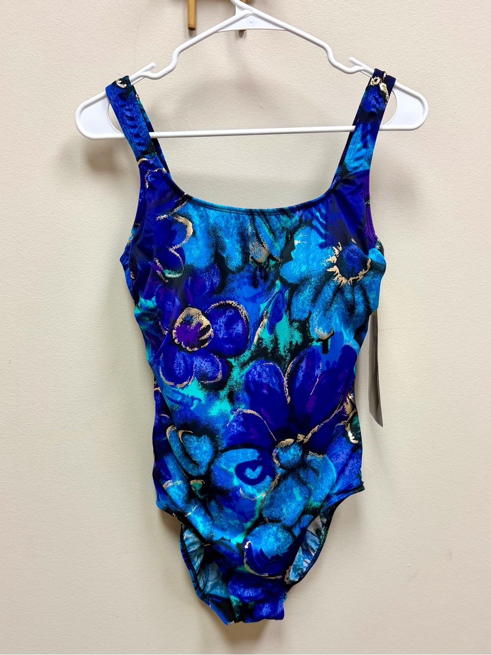🌟2X HOST PICK!🌟 80s Vintage 🌺 NOS Longitude Floral One-Piece Swimsuit